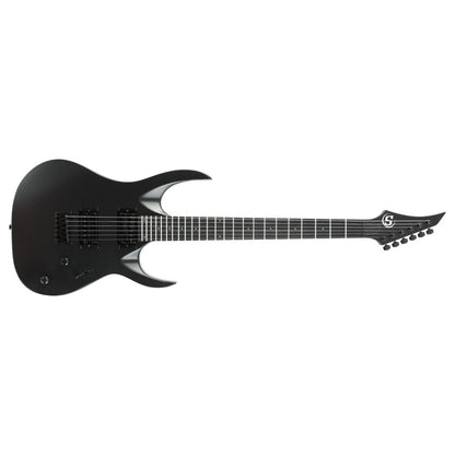 S by Solar AB4.6C Carbon Black Electric Guitar