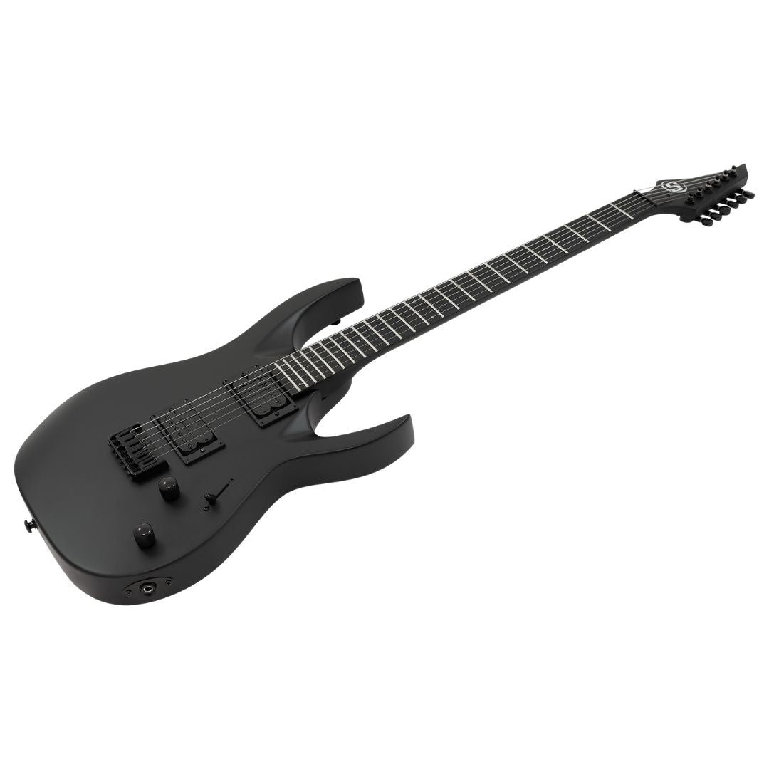 S by Solar AB4.6C Carbon Black Electric Guitar – GUITARLICIOUS