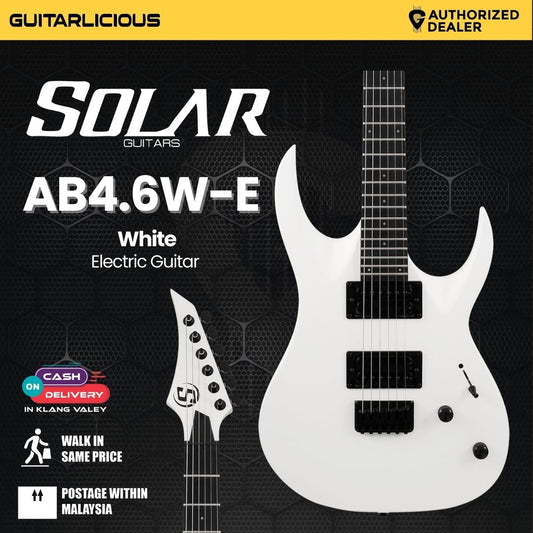 S by Solar AB4.6W White Electric Guitar