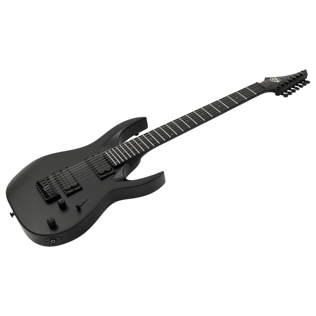 S by Solar AB4.7C 7 String Carbon Black Electric Guitar