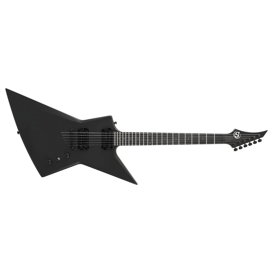 S by Solar EB4.6C Carbon Black Matte Electric Guitar – GUITARLICIOUS