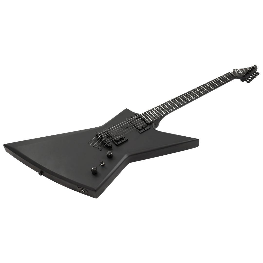 S by Solar EB4.6C Carbon Black Matte Electric Guitar – GUITARLICIOUS