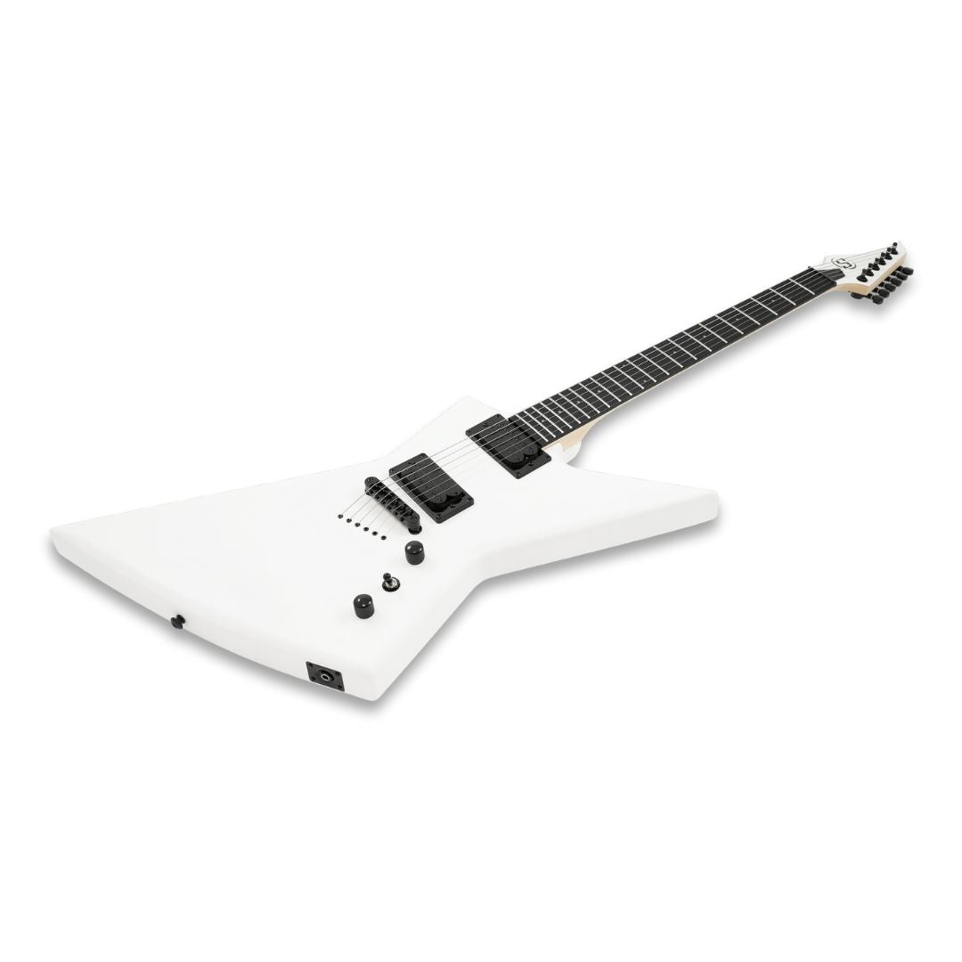 S by Solar EB4.6W White Matte Electric Guitar – GUITARLICIOUS