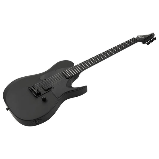 S by Solar TB4.61C Carbon Black Electric Guitar