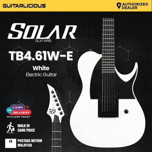 S by Solar TB4.61W White Electric Guitar