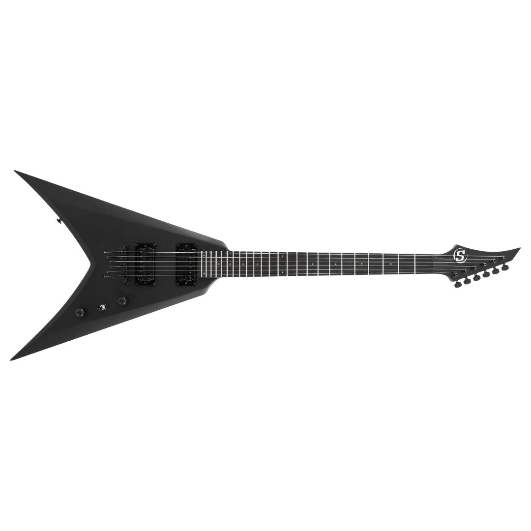 S by Solar VB4.6C Carbon Black V Electric Guitar – GUITARLICIOUS