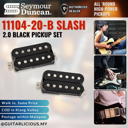 Seymour Duncan 11104-20-B Slash 2.0 Black Pickup Set ( 11104-20-B / 1110420B  )