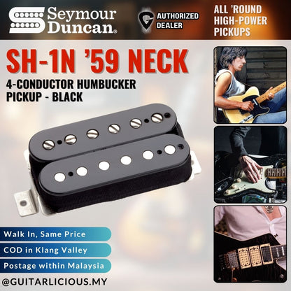 Seymour Duncan SH-1N ’59 Neck 4-Conductor Humbucker Pickup - Black ( SH-1N ’59 / SH-1N’59 )