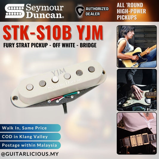 Seymour Duncan STK-S10B YJM Fury Strat Pickup - Off White - Bridge ( STK-S10B  /  STKS10B )