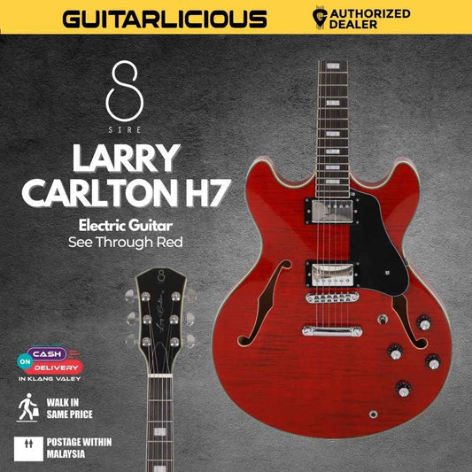 Sire Larry Carlton H7 Electric Guitar - See Through Red