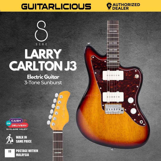 Sire Larry Carlton J3 Electric Guitar - 3-Tone Sunburst