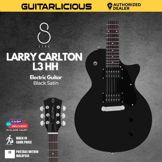 Sire Larry Carlton L3 HH Electric Guitar -  Black Satin