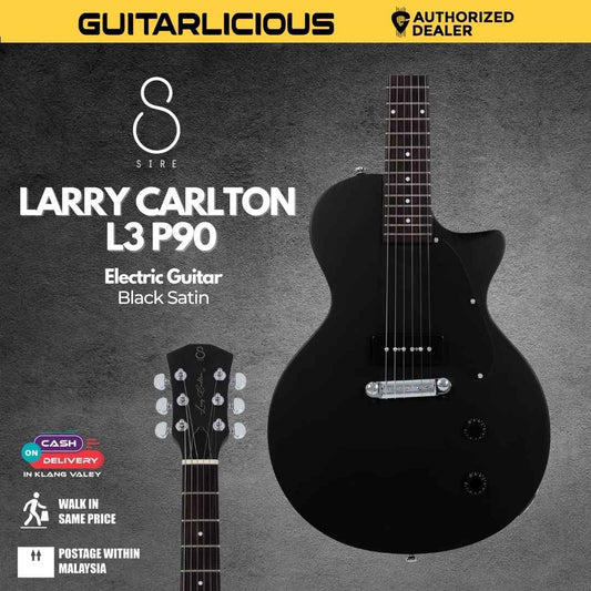 Sire Larry Carlton L3 P90 Electric Guitar - Black Satin