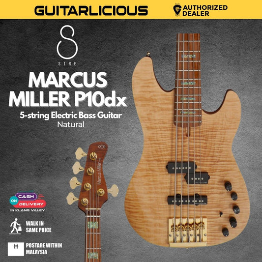 Sire Marcus Miller P10dx 5-String Bass Guitar - Natural