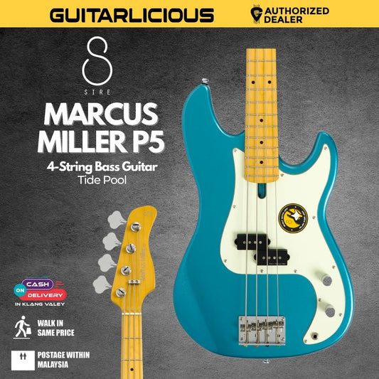 Sire Marcus MIller P5 4-String Bass Guitar - Tide Pool