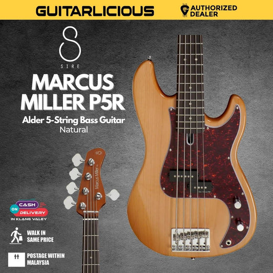 Sire Marcus Miller P5R Alder 5-String Bass Guitar - Natural