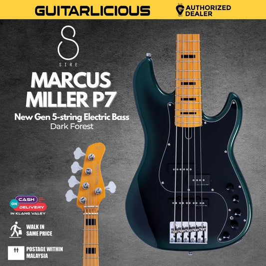 Sire Marcus Miller P7 New Gen 5-string Electric Bass Guitar - Dark Forest