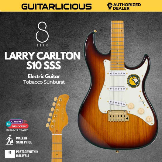 Sire Larry Carlton S10 SSS Electric Guitar - Tobacco Sunburst