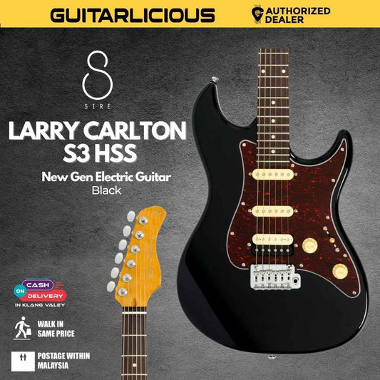 Sire Larry Carlton S3 HSS New Gen Electric Guitar - Black