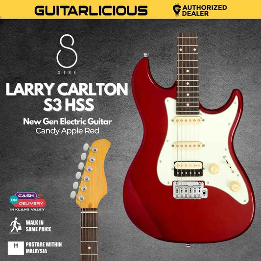 Sire Larry Carlton S3 HSS New Gen Electric Guitar - Candy Apple Red