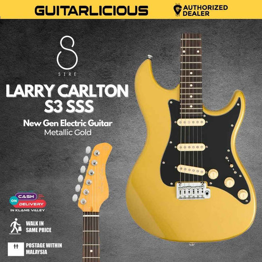 Sire Larry Carlton S3 SSS New Gen Electric Guitar - Metallic Gold