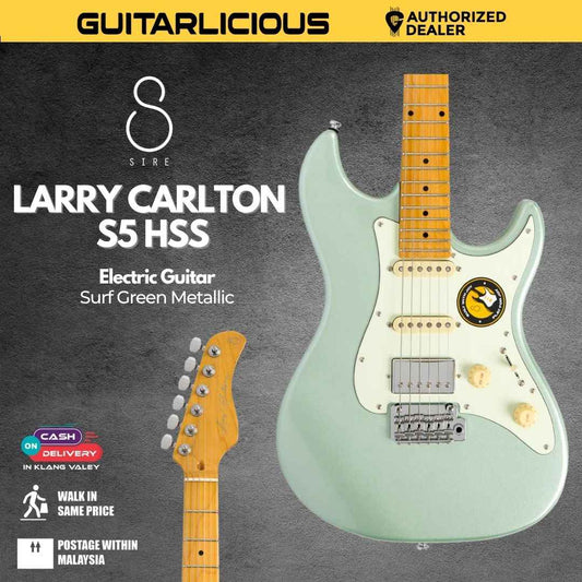 Sire Larry Carlton S5 HSS Electric Guitar - Surf Green Metallic