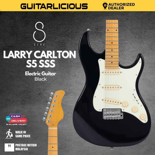 Sire Larry Carlton S5 SSS Electric Guitar - Black