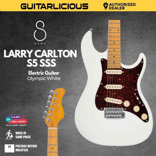 Sire Larry Carlton S5 SSS Electric Guitar - Olympic White