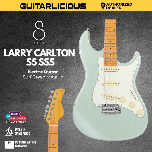 Sire Larry Carlton S5 SSS Electric Guitar - Surf Green Metallic