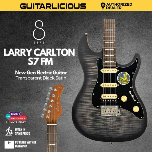 Sire Larry Carlton S7 FM New Gen Electric Guitar - Transparent Black Satin