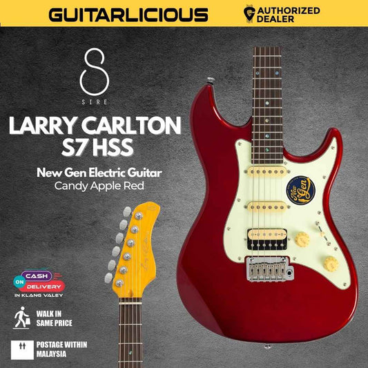 Sire Larry Carlton S7 HSS New Gen Electric Guitar - Candy Apple Red