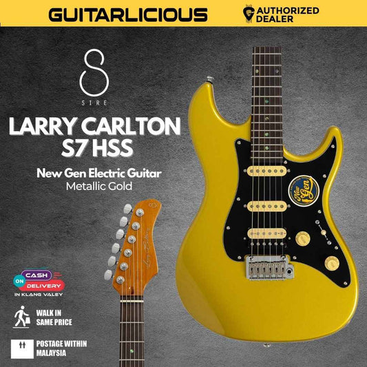 Sire Larry Carlton S7 HSS New Gen Electric Guitar - Metallic Gold