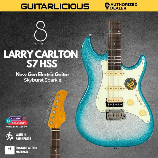 Sire Larry Carlton S7 HSS New Gen Electric Guitar - Skyburst Sparkle