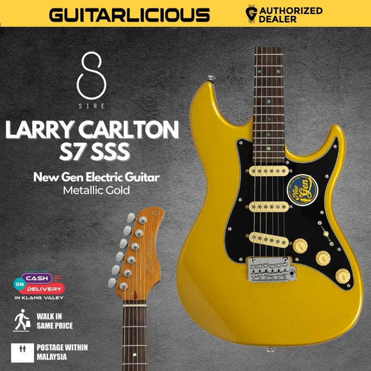 Sire Larry Carlton S7 SSS New Gen Electric Guitar - Metallic Gold