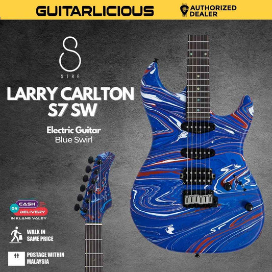 Sire Larry Carlton S7 SW Electric Guitar - Blue Swirl