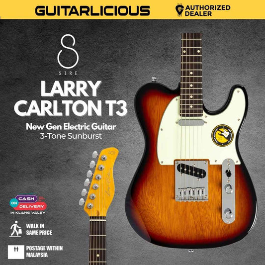 Sire Larry Carlton T3 New Gen Electric Guitar - 3-Tone Sunburst
