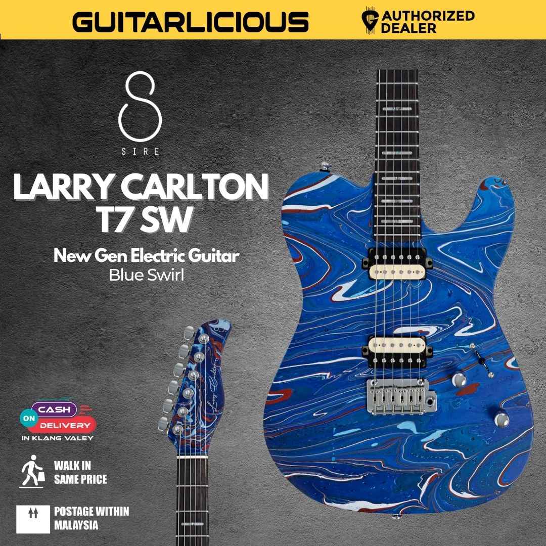 Sire Larry Carlton T7 SW Electric Guitar - Blue Swirl