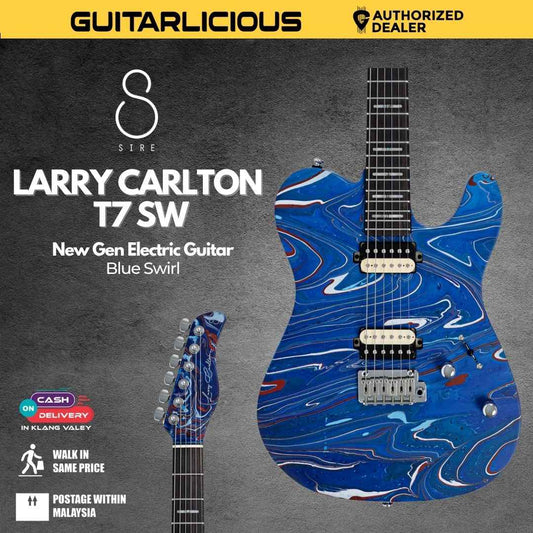 Sire Larry Carlton T7 SW Electric Guitar - Blue Swirl