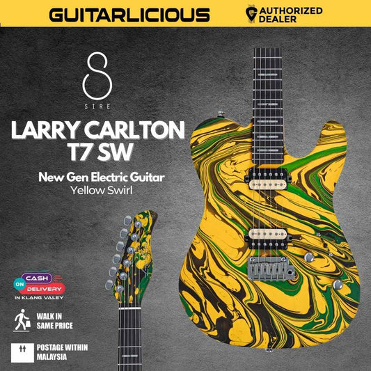 Sire Larry Carlton T7 SW Electric Guitar - Yellow Swirl