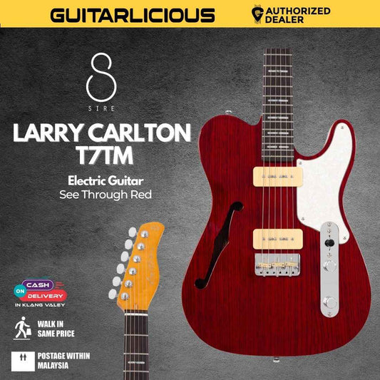 Sire Larry Carlton T7TM Electric Guitar - See Through Red