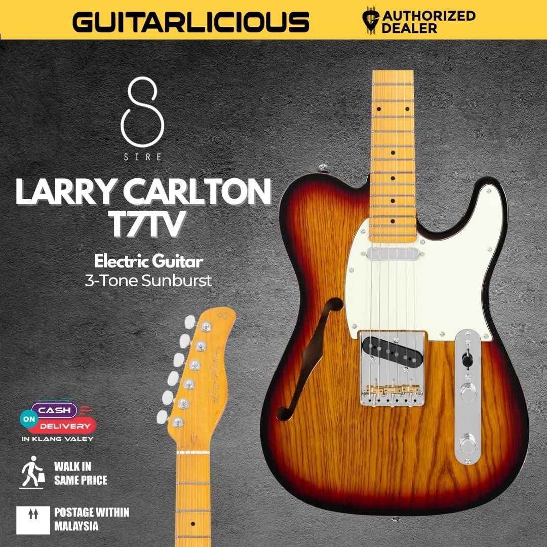 Sire Larry Carlton T7TV Electric Guitar - 3-Tone Sunburst
