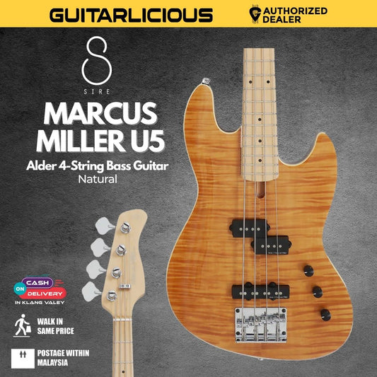 Sire Marcus Miller U5 Alder 4-String Bass Guitar - Natural