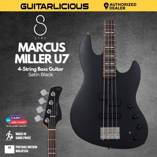 Sire Marcus Miller U7 4-String Bass Guitar - Satin Black