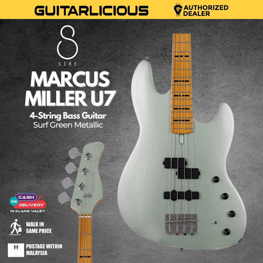 Sire Marcus Miller U7 4-String Bass Guitar - Surf Green Metallic