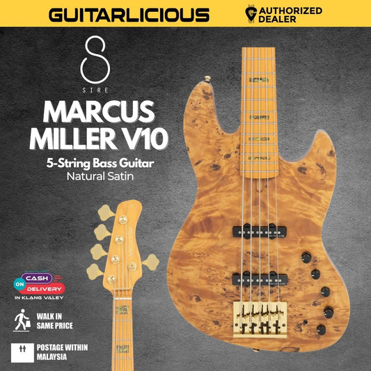 Sire Marcus Miller V10 5-String Bass Guitar - Natural Satin