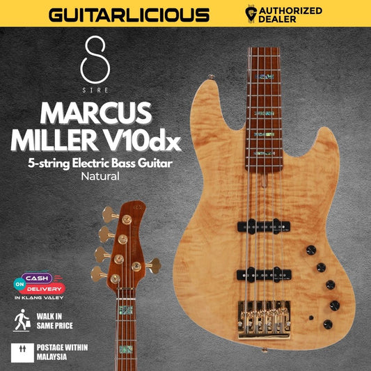 Sire Marcus Miller V10dx 5-String Bass Guitar - Natural