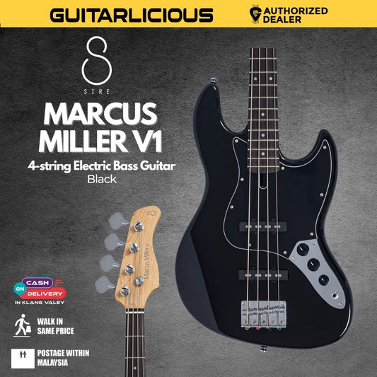 Sire Marcus Miller V1 4-string Electric Bass Guitar - Black