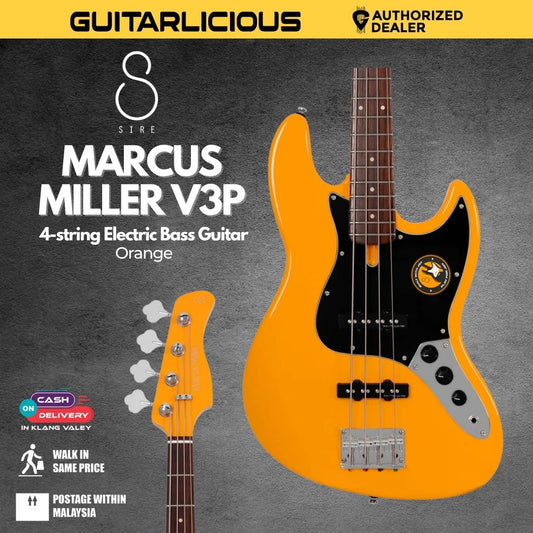 Sire Marcus Miller V3P 4-String Bass Guitar - Orange