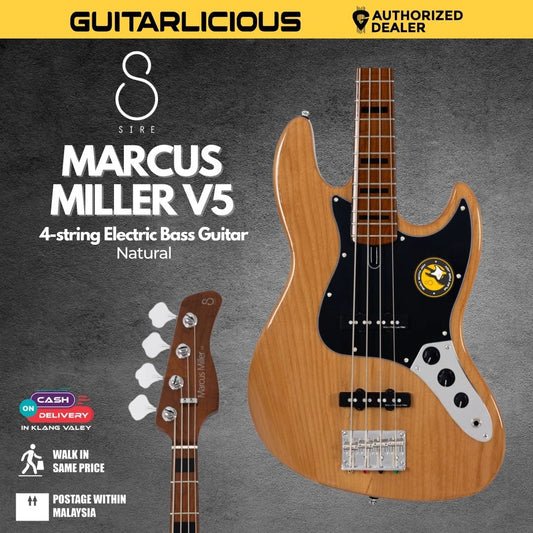 Sire Marcus Miller V5 4-String Bass Guitar - Natural