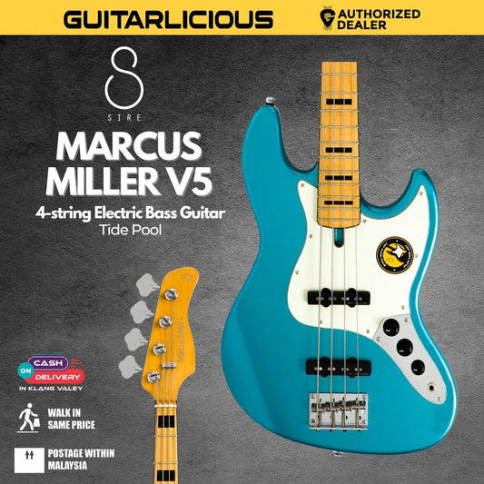 Sire Marcus Miller V5 4-String Bass Guitar - Tide Pool